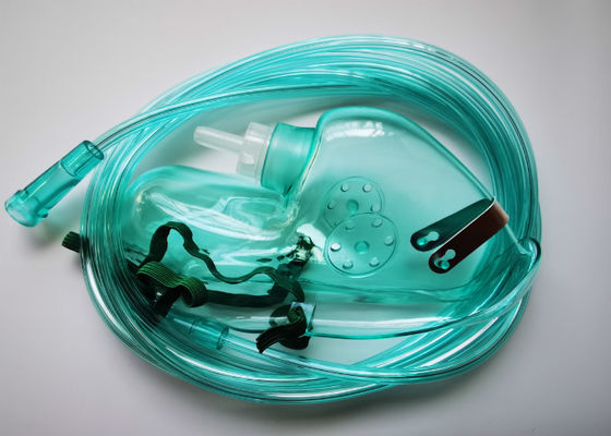Star Lumen Tubing اکسیژن ماسک تراپی ماسک پی وی سی شفاف