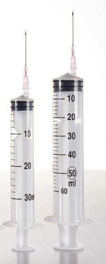 سرنگ استریل یکبار مصرف Hypodermic CE Luer Lock Non Toxic 3 Part 10 Ml 20 Ml
