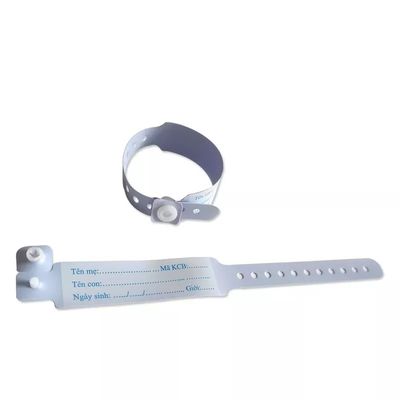 پی وی سی Medical ID Wristband مواد مصرفی پزشکی راحت یکبار مصرف قابل دوام و مقاوم در برابر آب