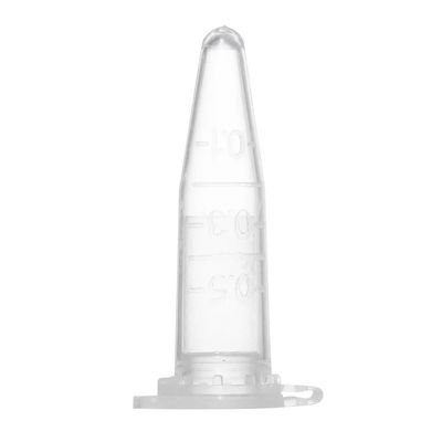 لوله میکرو سانتریفیوژ مخروطی پلاستیکی استریل 0.2 میلی لیتری 0.5 میلی لیتری 1.5 میلی لیتری با درپوش