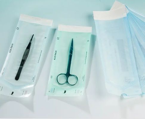 5.7 Cm X 13 Cm Medical Sterile Bag Dental Packaging Peel Pack Self Seal استفاده می شود برای استریل سازی ابزار پزشکی دندانپزشکی