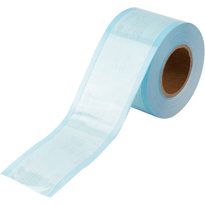 100mm*100mm مهر و موم گرما پزشکی استریلیزه گسیت رول کیسه آبی